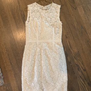 White lace dress